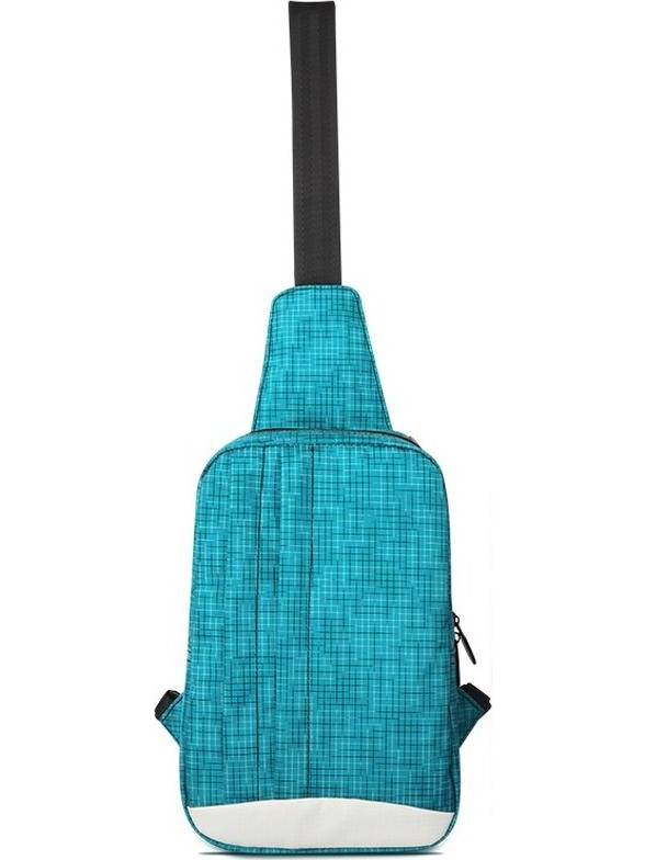 Waterproof Shoulder Messenger Bag Outdoor Chest Bag(Blue) (OEM)