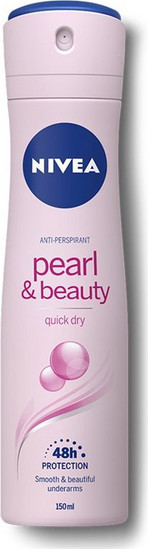 Αποσμητικό Nivea Pearl & Beauty Γυναικείο Αποσμητικό Spray 48h 150ml