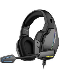 NOD Screamager RGB Gaming Headset Over Ear Black
