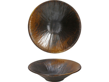 Tognana Πιάτα Βαθιά Πορσελάνης Rust Copper RW001255683 25.5cm 6τμχ