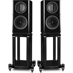 Wharfedale Elysian 1 Ζεύγος με Βάσεις Ηχείων Hi-Fi Δαπέδου 175W 2 Δρόμων Piano Black