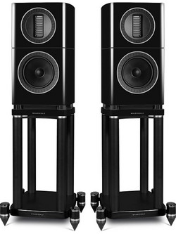 Wharfedale Elysian 1 Ζεύγος με Βάσεις Ηχείων Hi-Fi Δαπέδου 175W 2 Δρόμων Piano Black