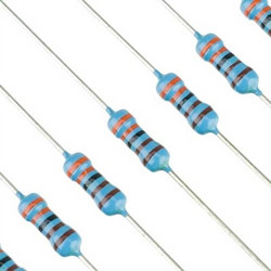 5pcs 3.3KΩ 1/4W Metal Film Resistors 3.3KΩ 1%