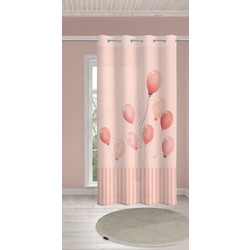 Saint Clair Παιδική Κουρτίνα με Τρουκς 160x240 Drift Pink