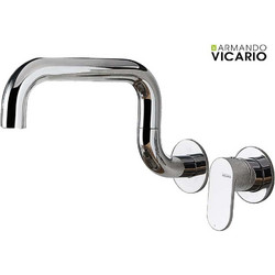 Μπαταρία Κουζίνας Τοίχου Armando Vicario Laundry 400747-100 Chrome