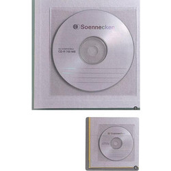 Αυτοκόλλητη θήκη CD με καπάκι Υ12,9x13εκ. (100τεμ.)