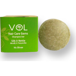 Vis Olivae Silk & Nettle Bar Σαμπουάν για Επανόρθωση για Λιπαρά Μαλλιά 55gr