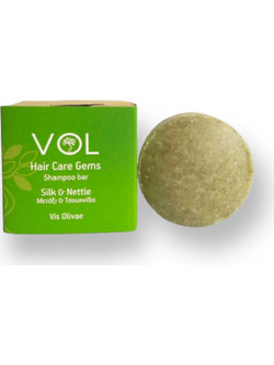 Vis Olivae Silk & Nettle Bar Σαμπουάν για Επανόρθωση για Λιπαρά Μαλλιά 55gr