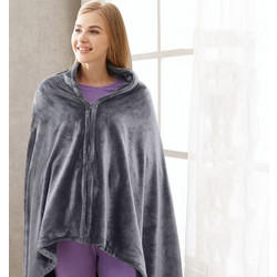 USB Θερμαινόμενη Κουβέρτα Fleece 40C 60C USB 150x80cm OEM - Γκρι