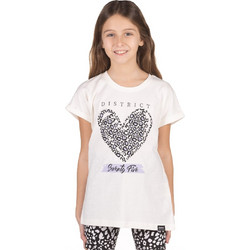District75 Παιδικό T-Shirt Κοντομάνικο Λευκό 123KGSS-691-092