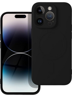 Silicone Mag Cover Θήκη iPhone 14 Pro Black