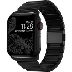 Nomad Titanium V2 Λουράκι Μεταλλικό Black (Apple Watch 42 / 44 / 45mm)