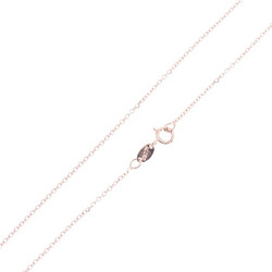 Αλυσίδα 9 Κ al'oro, ροζ, στρογγυλή 45 cm, 1752