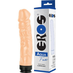 Megasol Eros Aqua Fun & Waterbased Lubricant Ρεαλιστικό Dildo με Βεντούζα 23.5cm Flesh