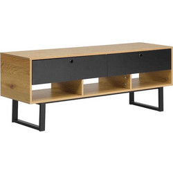 Ravenna Έπιπλο Τηλεόρασης Ξύλινο Μπεζ Μ141xΠ40xΥ54cm 034095