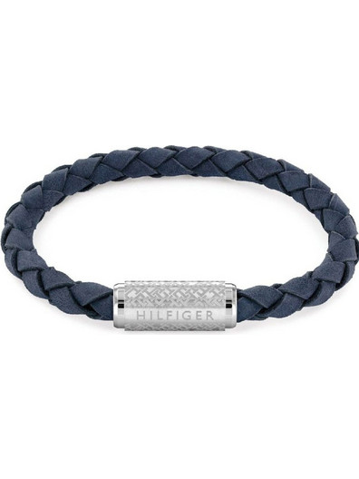Tommy Hilfiger Ανδρικό Βραχιόλι Χειροπέδα από Δέρμα & Ατσάλι 2790480