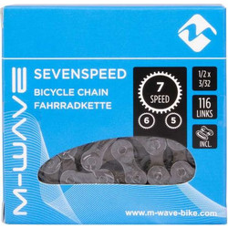 M-Wave 301904 Αλυσίδα Ποδηλάτου 7 ταχ. (1/2 x 3/32)