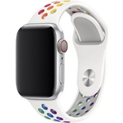 Devia Sport2 Deluxe Λουράκι Σιλικόνης Rainbow (Apple Watch 42 / 44 / 45mm)