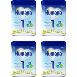 Humana 1 Βρεφικό Γάλα Σκόνη 6m+ 4x800gr