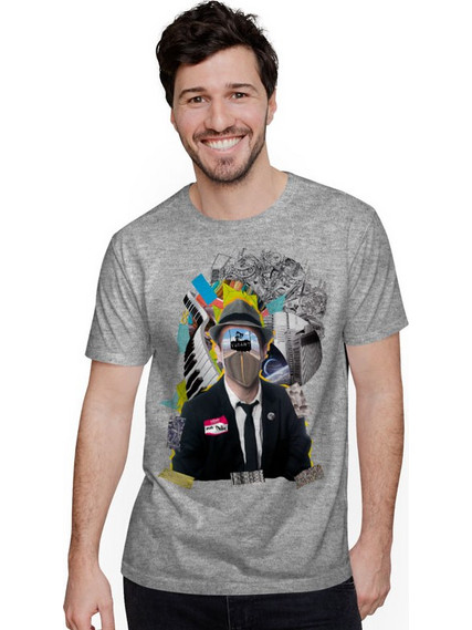john doe - Vlad Isac (Κοντομάνικο Ανδρικό / Unisex) - Grey melange