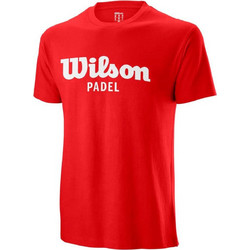 Wilson Padel Ανδρικό Αθλητικό T-Shirt Κόκκινο WRA797301