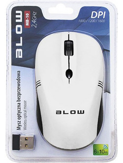 Blow MB-10 Ασύρματο Ποντίκι White