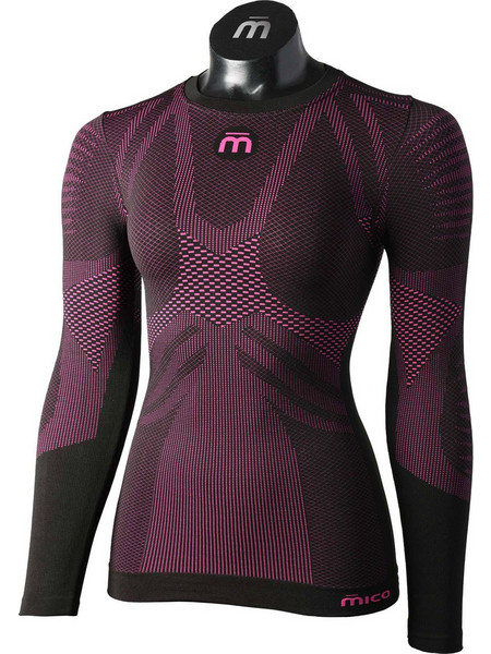 MICO 1436 Extra Dry Skintech - Γυναικείο ισοθερμικό long sleeves - Black Fucsia
