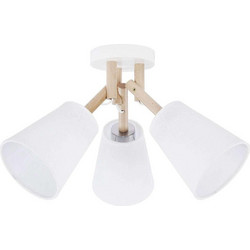 TK Lighting Vaio 665 Κρεμαστό Φωτιστικό Οροφής Τρίφωτο Λευκό