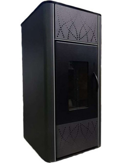 Biodom H25 Black Σόμπα Pellet Καλοριφέρ 25.55kW