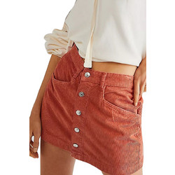 Free People Μίνι Φούστα Κοτλέ Ψηλόμεση Rusted OB1543115-6835