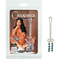 CalExotics Beaded Clitoral Jewelry Silver