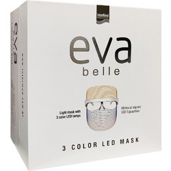 InterMed Eva Belle 3 Color Led Μάσκα Προσώπου για Λάμψη 1τμχ