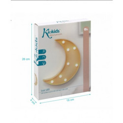 KIOKIDS Φωτιστικό Τοίχου Led Κίτρινο Φεγγαράκι