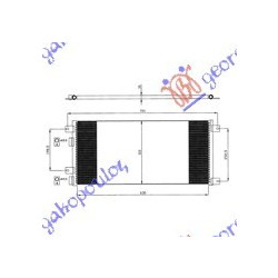 Ψυγειο A/C 2.8 D/TDi (64x31x16) 03- Iveco Daily 07-11 - 086706420