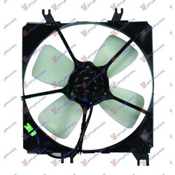 Βεντιλατερ Ψυγειου Κομπλε (ΒΕΝΖΙΝΗ) Honda Crx 86-90 - 340506440