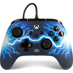 PowerA 1521745-02 Enhanced Wired Controller PC Xbox X & Xbox One Blue