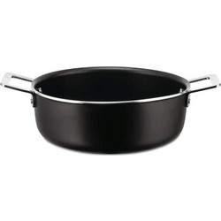 Alessi AJM102/24B Pots & Pans Κατσαρόλα Αλουμινίου Αντικολλητική Επίστρωση 24cm 3.4lt