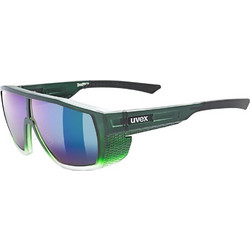 Uvex Classic Green Ανδρικά Γυαλιά Ηλίου Μάσκα Κοκάλινα Μαύρα με Πολύχρωμο Polarized Φακό