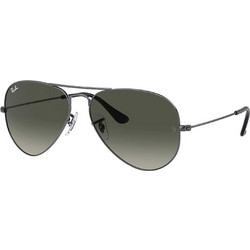 Ray-Ban RB3025 004/71 Γυαλιά Ηλίου Aviator Μεταλλικά Μαύρα με Μαύρο Polarized Φακό