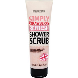 Creightons Simply Strawberry Refresh Shower Scrub Σώματος 250ml