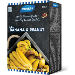 Smookies Cookies with Banana & Peanut 200gr