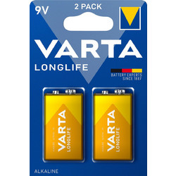 Varta Longlife 9V 2τμχ