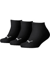PUMA INVISIBLE SOCKS 3 PACK - ΜΑΥΡΟ