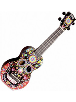 Mahalo Skull Black Soprano