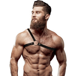 Fetish Submissive Attitude Crossed Shoulder Strap Harness D-235637