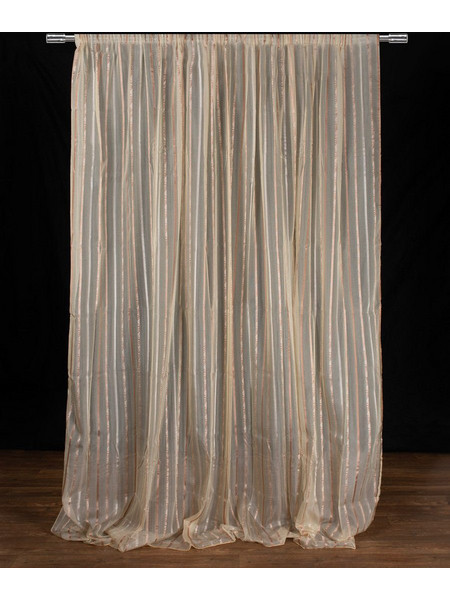 Silk Fashion Κουρτίνα με Τρέσα 280x300 nx6104 Ivory