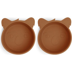 Nuuroo Alex Koala Μπολ Σιλικόνης Caramel Cafe 2τμχ