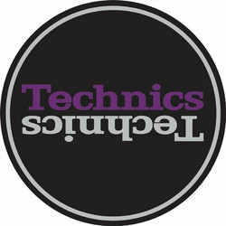 Technics Slipmat από Τσόχα Duplex 3 (Ζεύγος) σε Μαύρο Χρώμα Κωδικός: 37170890