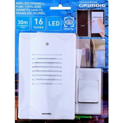 Grundig Ασύρματο Κουδούνι Πόρτας με 16 Μελωδίες Κωδικός: 08792