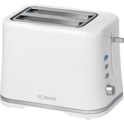 Bomann TA 1577 CB Φρυγανιέρα 2 Θέσεων 870W Λευκή